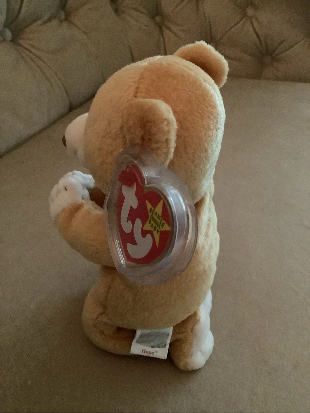 TY Brown Praying Bear Plush Toy - Soft Kids Stuffed Animal - Hope